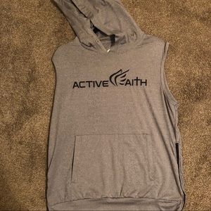 ✝️ Active Faith Sleeveless Athletic Hoodie